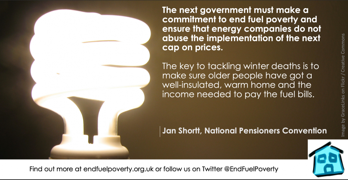 Call for action on the crisis of the winter death rate among penisoners
