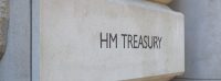 HM Treasury sign